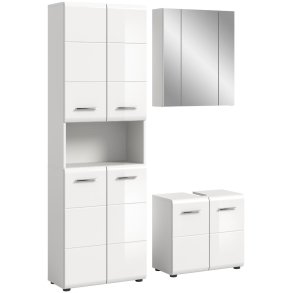 Ice Badmbelset I65 Wei hochglanz, wei.
