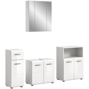 Ice Badmbelset I74 Wei hochglanz, wei.