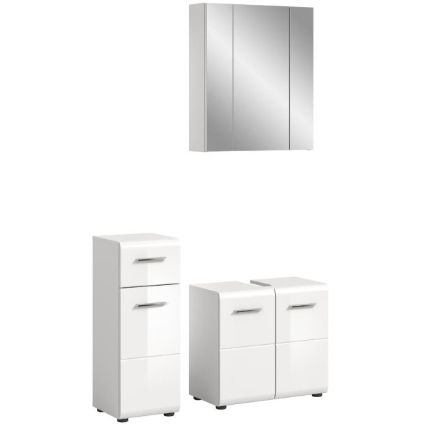 Ice Badmbelset I76 Wei hochglanz, wei.