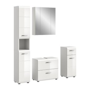 Ice Badmbelset I75 Wei hochglanz, wei.