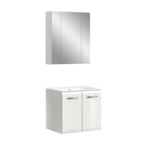 Ice Badmbelset I63 Wei hochglanz, wei.