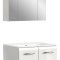 Ice Badmbelset I63 Wei hochglanz, wei.