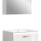 Ice Badmbelset I57 Wei hochglanz, wei.