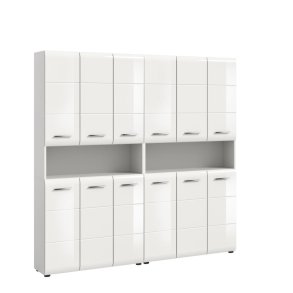 Ice Badmbelset I54 Wei hochglanz, wei.