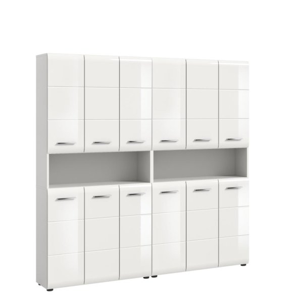 Ice Badmbelset I54 Wei hochglanz, wei.