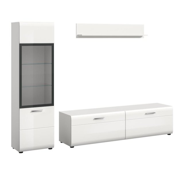 Ice Regalkombination wei�, wei� Hochglanz.