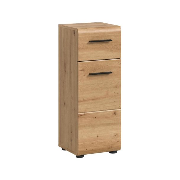 Ice Badschrank 1 Tr, 1 Schublade Eiche Dekor.