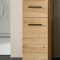 Ice Badschrank 1 Tr, 1 Schublade Eiche Dekor.