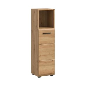Ice Badschrank 1 Tr, 1 Regal Eiche Dekor.