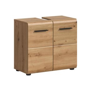 Ice Waschbeckenunterschrank 2 Tren Eiche Dekor.