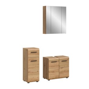 Ice Badmbelset I52 Eiche Dekor.