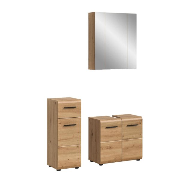 Ice Badmbelset I52 Eiche Dekor.