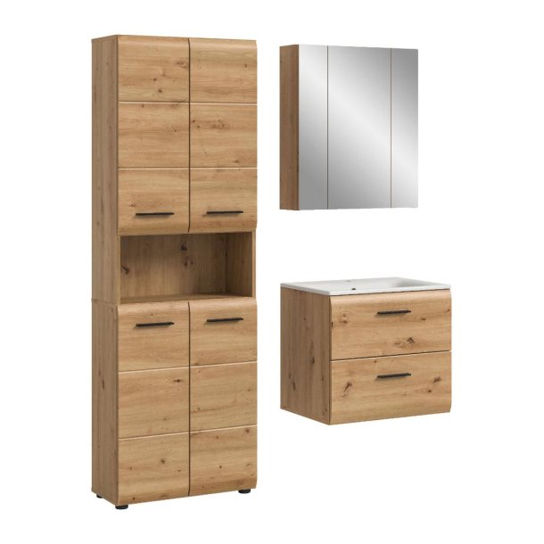 Ice Badmbelset I42 Eiche Dekor.