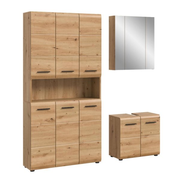 Ice Badmbelset I38 Eiche Dekor.