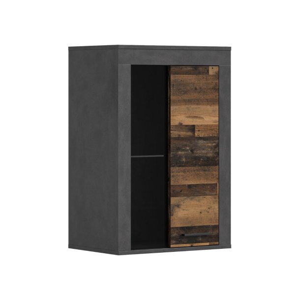 Jam Vitrinenschrank 1 Glastr grau.