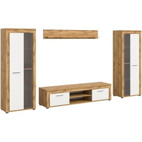 Jam Regalkombination Eiche Dekor, wei�.