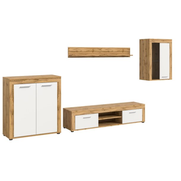 Jam Regalkombination Eiche Dekor, wei�.