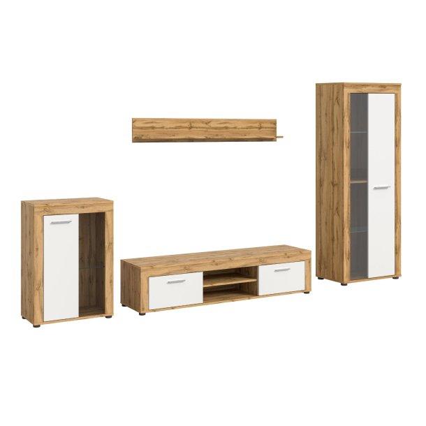 Jam Regalkombination Eiche Dekor, wei�.