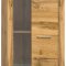 Jam Vitrinenschrank 1 Glastr Eiche Dekor.