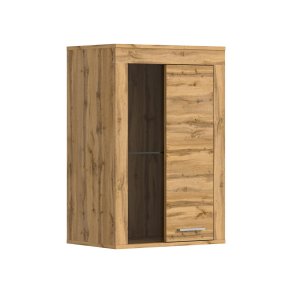 Jam Vitrinenschrank 1 Glastr Eiche Dekor.