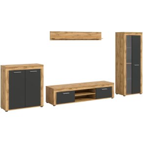 Jam Regal J6 System grau, Eiche Dekor.