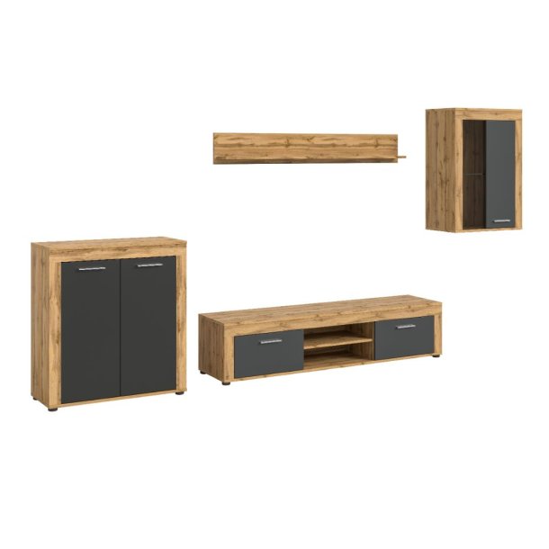 Jam Regal J2 System grau, Eiche Dekor.