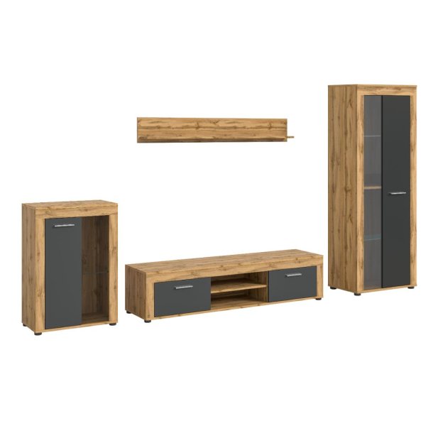 Jam Regal J5 System grau, Eiche Dekor.