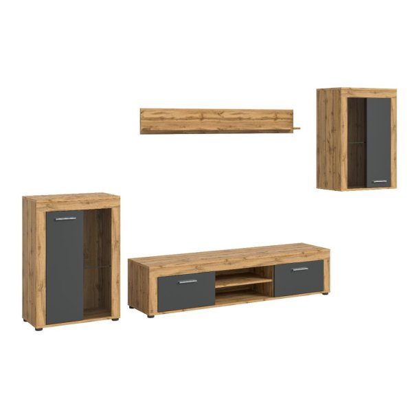 Jam Regal J1 System grau, Eiche Dekor.