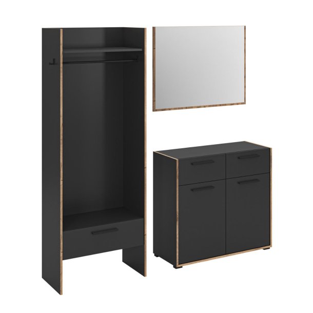 Bueno garderobe oppstilling B3 mrkegr.