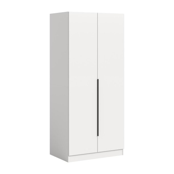 Kopenhagen armoire de rangement 2 portes blanches.