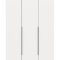 Kopenhagen armoire de rangement 3 portes blanches.