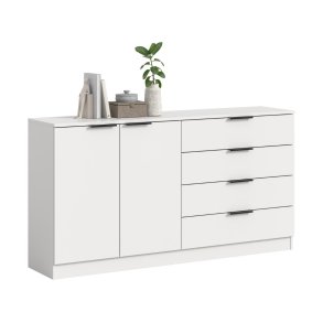 Kopenhagen Sideboard 4 Schubladen, 2 T�ren wei�.