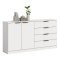 Kopenhagen Sideboard 4 Schubladen, 2 T�ren wei�.