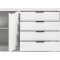 Kopenhagen Sideboard 4 Schubladen, 3 T�ren wei�.