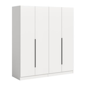 Kopenhagen armoire de rangement 4 portes blanches.