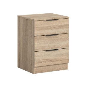 Kopenhagen Nachttisch 3 Schubladen Eiche Dekor.