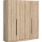Kopenhagen szafa 4 drzwi dekor dąb.