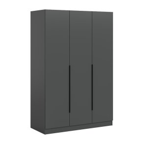 Kopenhagen armoire de rangement 3 portes anthracite.