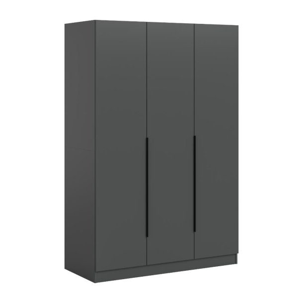 Kopenhagen armoire de rangement 3 portes anthracite.