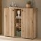 Station szafka na buty 2 drzwi, 3 półki dekor dąb.