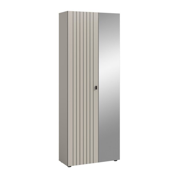 Station szafa 1 drzwi, 1 drzwi z lustrem dekor kaszmir.