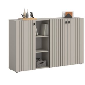 Station Schuhschrank 3 T�ren, 3 Regalb�den Kaschmir Dekor.