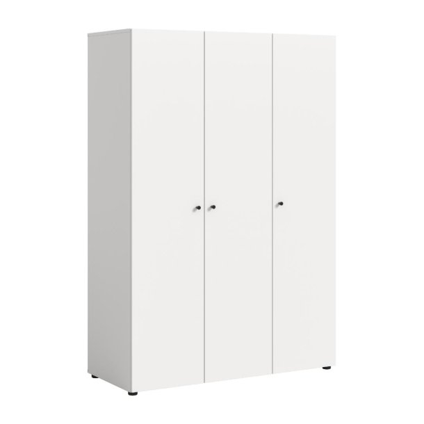 Darwin Kleiderschrank 3 T�ren wei�.