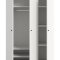 Darwin Kleiderschrank 3 T�ren wei�.