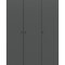 Darwin szafa 3 drzwi antracyt.
