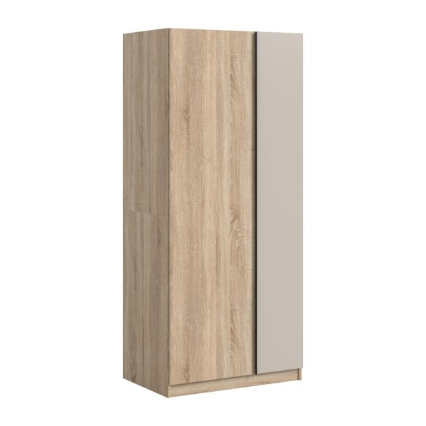 Oakland armoire de rangement 2 portes chêne décor, cachemire décor.