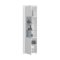 Skylight Vitrinenschrank 1 Tr mit Licht Hochglanz wei,Glas grau,wei.