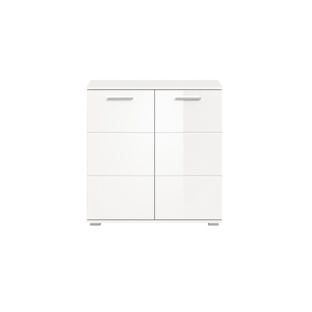 Prego Sideboard 2 Tren Hochglanz wei,wei.