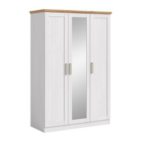 Florenz szafa 2 drzwi, 1 drzwi z lustrem dekor modrzew syberyjski.