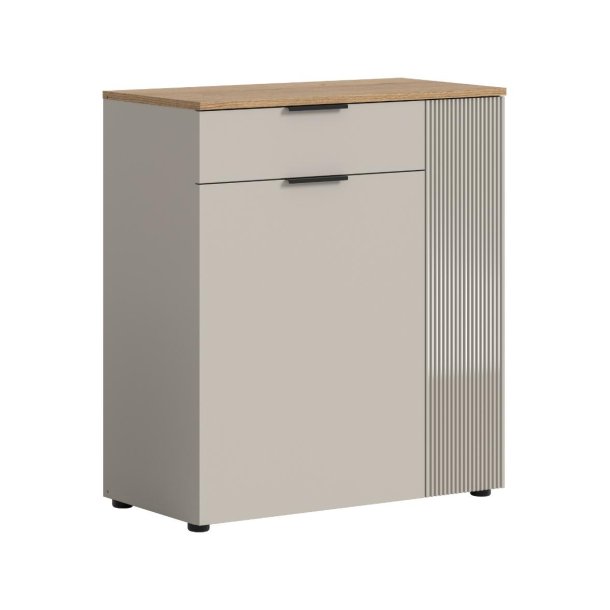 Slide kommode 2 l�ger, 1 skuffe kashmir dekor.